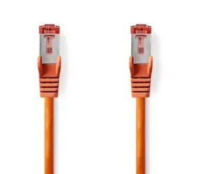 Nedis CAT6 0.25m oranžová / Patch kabel / RJ45-RJ45 / S/FTP / LSZH