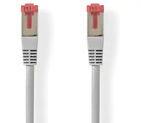 Nedis CAT6 SF/UTP šedý / Patch kabel / RJ45-RJ45 / 15 m / PVC