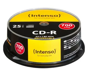 Intenso CD-R 700MB 52x / CD-R disk / Spindl 25 ks