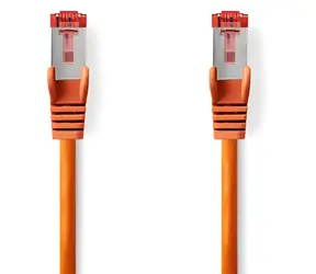 Nedis CAT6 S/FTP oranžová / Síťový kabel / RJ45 / 10 m / LSZH