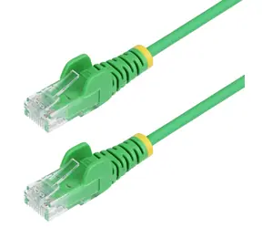 StarTech CAT6 Slim 2m zelená / Síťový kabel / UTP / RJ-45 / PoE