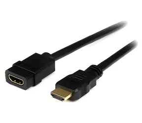 StarTech černá / Prodlužovací kabel HDMI / 2 m / M/F / 120 Hz