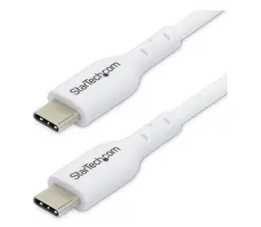 StarTech USB-C 60W bílá / Nabíjecí kabel / USB-C - USB-C / Power Delivery / 1 m