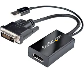 StarTech černá / Adaptér DVI na DisplayPort / 1920x1200 / 60Hz