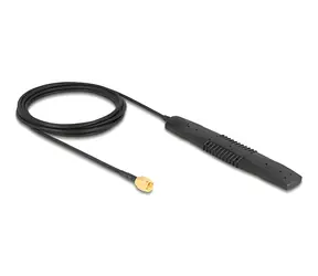 Delock černá / Anténa / SMA / všesměrová / 2,5 dBi / 5G LTE WLAN / 3 m
