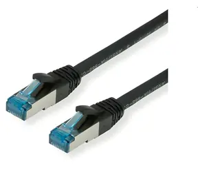 Digitus Patch kabel Cat6A / Síťový kabel / S/FTP (PiMF) / LSOH / 0,15m / černá