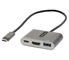 StarTech USB-C Multiport Adaptér šedá / USB-C na HDMI / 4K 60Hz / PD