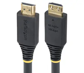 StarTech HDMI2-CABLE-GRIP-20F/6M černá / HDMI kabel / HDMI 2.0 / 6,1 m / zajišťovací konektor