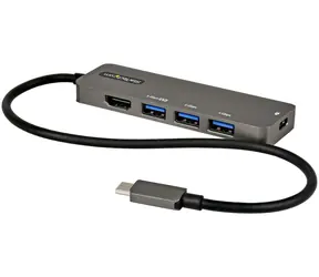 StarTech USB-C Multiport adaptér / Adaptér / USB-C na HDMI / 3x USB-A 3.0 / LAN / 0,3 m