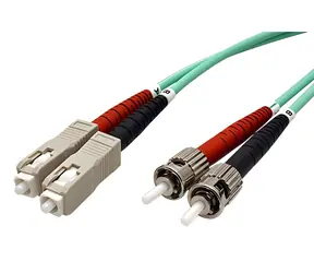 efb ST-SC / Optický patchkabel / Multimode 50/125 OM3 / Duplex / LSOH 3mm / 10 m