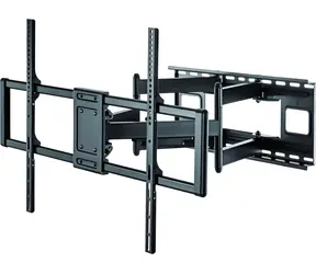 Techly 60-120" 120 kg černá / Nástěnný držák pro TV / VESA do 900x600 / naklápěcí, otočný / ocel
