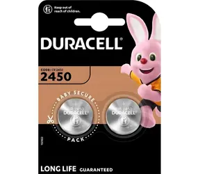 Duracell CR2450 / Lithiová knoflíková baterie / 3V / 620 mAh / 2 ks