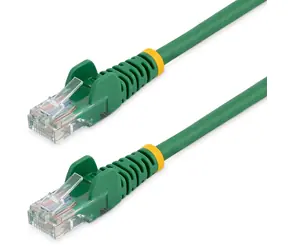 StarTech zelená / Patch kabel / UTP Cat5e / RJ-45 / 0,5 m / PoE