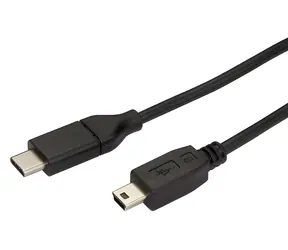 StarTech černá / Kabel USB-C (M) - Mini USB-B (M) / 480 Mbps / 2 m