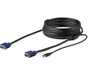 StarTech KVM kabel VGA+USB černý / Kabel / 4,6 m / VGA + USB 2.0 Type A / max. 1920x1200 px