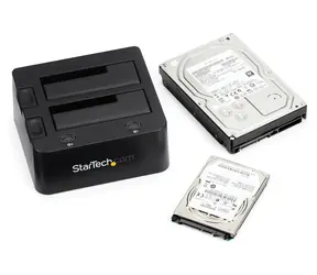 StarTech dok pro pevné disky SATA a IDE / Dokovací stanice / USB 3.0 / 2,5" a 3,5" / napájecí adaptér