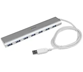 StarTech USB 3.0 Hub 7 portů / USB rozbočovač / USB 3.2 Gen 1 / s napájecím adaptérem / hliníkové tělo