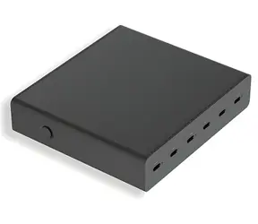 LMP SmartCharge černá / Nabíječka / GaN / 72W / 6x USB-C