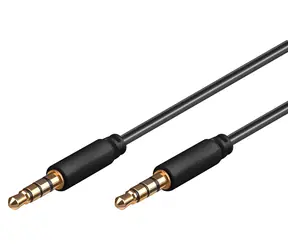 OEM Kabel Jack 3.5mm 4pin M/M 2m / Audio kabel / propojovací