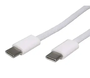 Value USB-C - USB-C kabel bílá / Datový kabel / 60W / 1 m