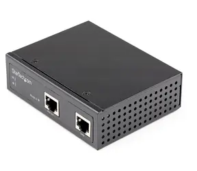 StarTech Industrial Gigabit PoE injektor 30W / PoE injektor / 802.3af/at / -40 až 75 °C / černá