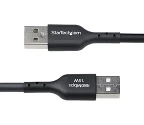 StarTech kabel USB-A na USB-C černá / USB 2.0 / 4 m / rychlé nabíjení