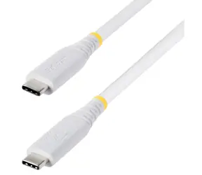 StarTech CC1M40GUSB4TPW bílá / Kabel USB-C na USB-C / USB4 / 40 Gbit/s / 1 m