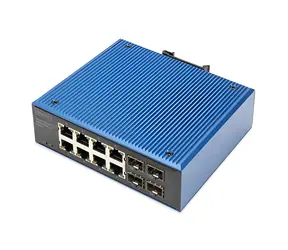 DIGITUS Industrial / Switch / 8x Gigabit RJ45 + 4x SFP