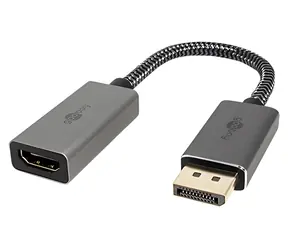 Goobay Plus DisplayPort - HDMI / Redukce / 8K, 60 Hz / 10 cm