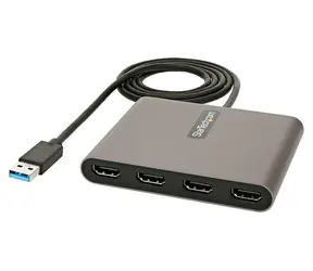 StarTech USB 3.0 na 4 HDMI adaptér / Grafický adaptér / Full HD / hliníkový