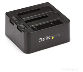 StarTech USB 3.1 Gen 2 dokovací stanice pro 2x SATA disk / Dokovací stanice / 2,5"/3,5" / HDD/SSD / černá