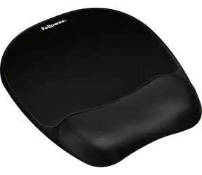 Fellowes pěnová černá / Podložka pod myš a zápěstí / Paměťová pěna / 230 × 220 × 20 mm