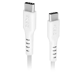 SBS bílá / Datový kabel USB-C - USB-C / Power Delivery 25W / 1,5 m