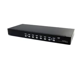 StarTech 8-portový USB VGA KVM switch / KVM switch / 1U rack 19" / Max. rozlišení 1920×1440