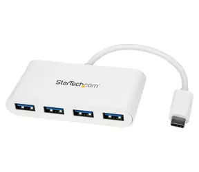 StarTech USB 3.0 Hub 4 porty bílá / USB hub / USB-C / 4x USB-A / 5 Gbps