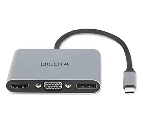 Dicota USB-C 5v1 / Dokovací stanice / HDMI 4K / DisplayPort / PD 100W