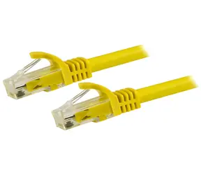 StarTech CAT6 Snagless žlutý / Patch kabel / 1,5 m / RJ-45 / PoE / 24 AWG