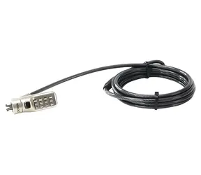 DICOTA N-Lock kombinační / Bezpečnostní kabelový zámek / slot 2,5 x 6 mm / nastavitelný kód