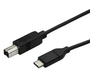 StarTech černá / Kabel USB-C na USB-B / 480 Mbit/s / 0,5 m