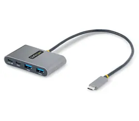 StarTech šedá / Hub / 4 porty / 2x USB-A 5 Gbps / 2x USB-C / PD nabíjení