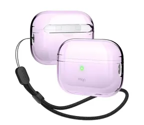 Elago AirPods Pro 2 TPU Case levandulová / Pouzdro pro sluchátka / nylonové poutko