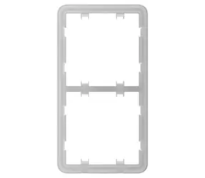 AJAX Frame (2 seats) vertical / Rámeček pro LightSwitch a Cover / vertikální instalace / 153,5 × 82,8 × 6,3 mm