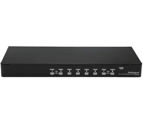 StarTech KVM switch 8 portů USB / KVM switch / 1U rack / 1920 x 1440 px / černá
