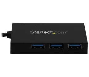 StarTech 4 porty černá / USB hub / USB-C / 3x USB-A / napájecí adaptér
