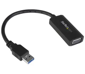 StarTech adaptér USB 3.0 na VGA černá / Adaptér / Fresco FL2000DX / max. 1920 x 1200 px / 16/32bit