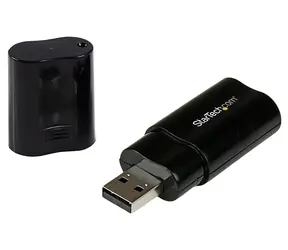 StarTech USB zvukový adaptér černá / Adaptér / USB / Výstup na sluchátka / C-Media CM108AH