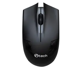 C-TECH WLM-08 černá / Bezdrátová myš / 1200DPI / 3 tlačítka / USB nano receiver