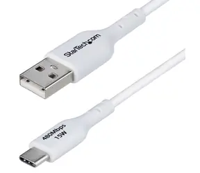 StarTech USB-A na USB-C bílá / Kabel / 1 m / 480 Mbps / rychlé nabíjení
