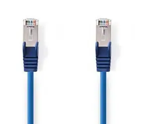Nedis SF/UTP CAT5e modrá / Patch kabel / RJ45-RJ45 / 15 m