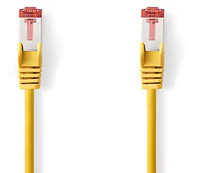Nedis CAT6 žlutá / Síťový kabel / S/FTP / RJ45 - RJ45 / 10 m / LSZH